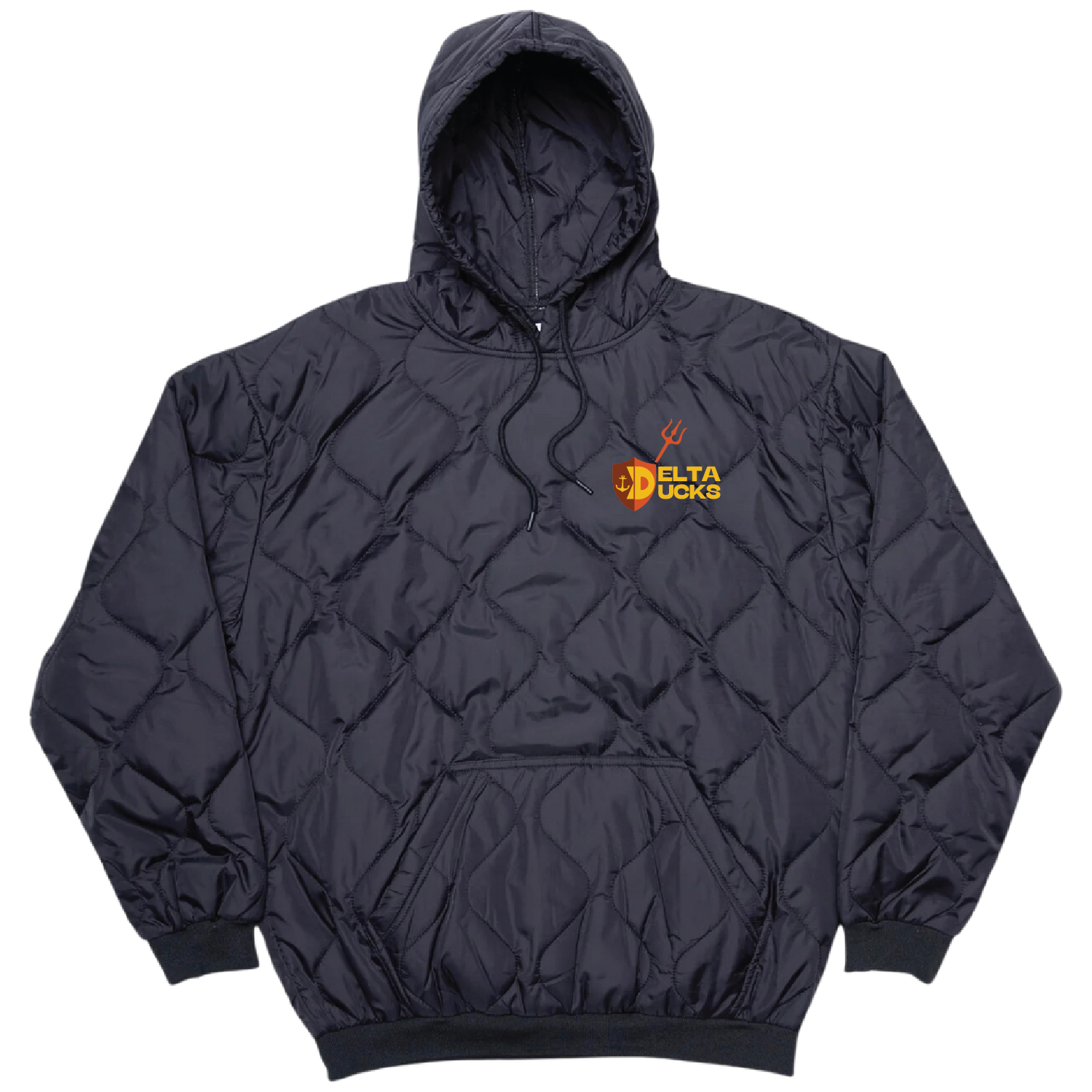 Woobie Hoodie — VT NROTC, Delta Department Embroidery