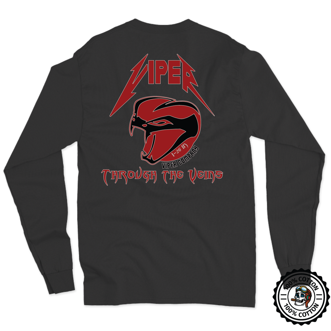 B Co, 1-26 IN "Viper" Long Sleeve T-Shirt