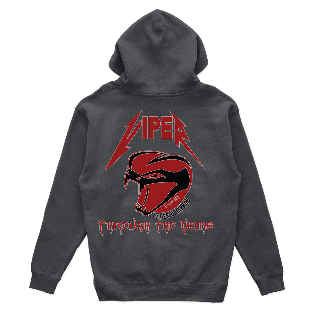 B Co, 1-26 IN "Viper" Hoodies