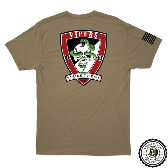 1-3 AB "VIPERS" Tan 499 T-Shirt