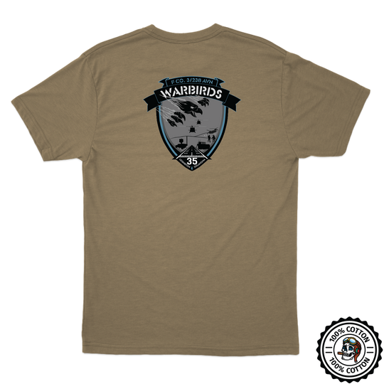 F Co, 3-238 ATC "Warbirds" Tan 499 T-Shirt