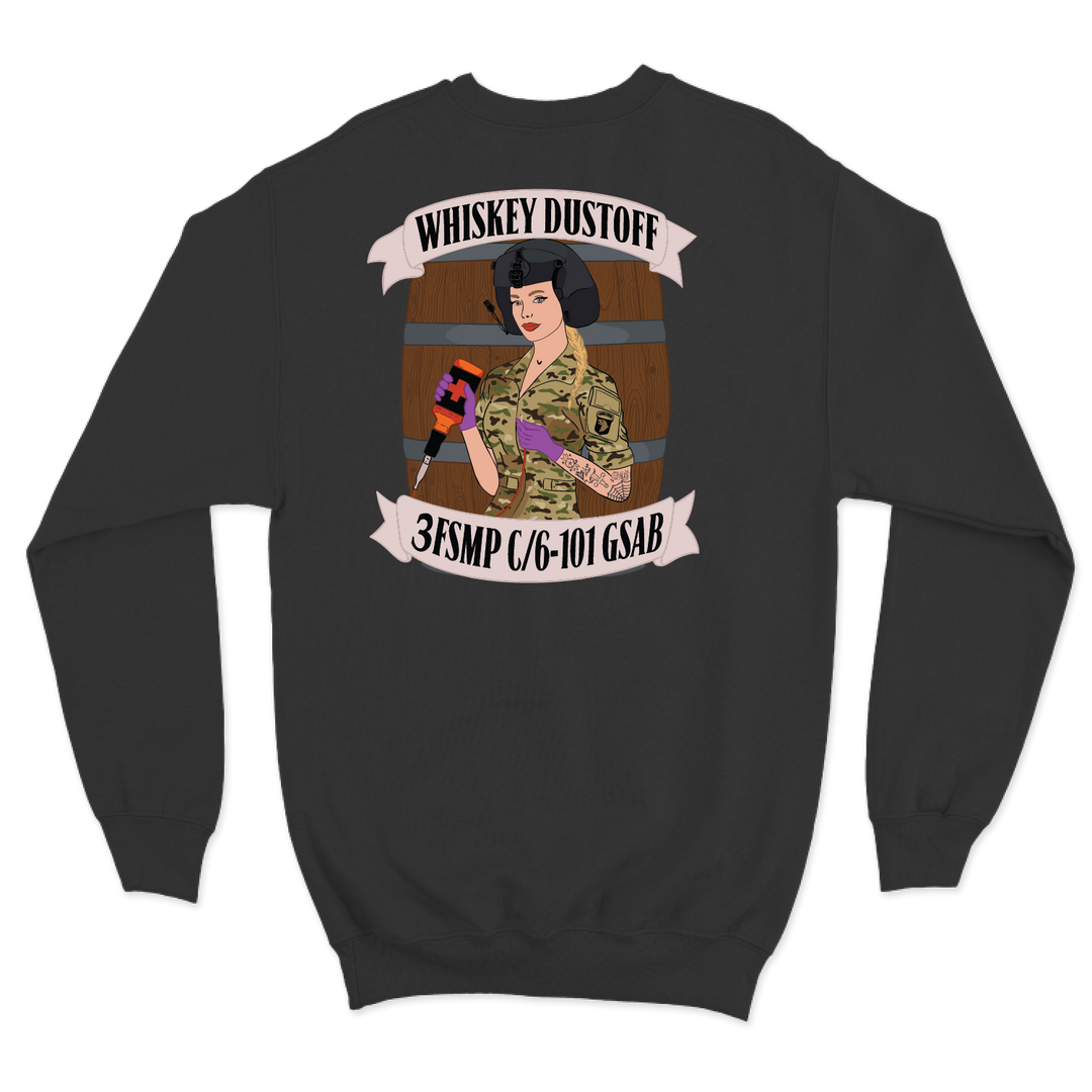 3 FSMP, C Co, 6-101 "Whiskey Dustoff" Crewneck Sweatshirt