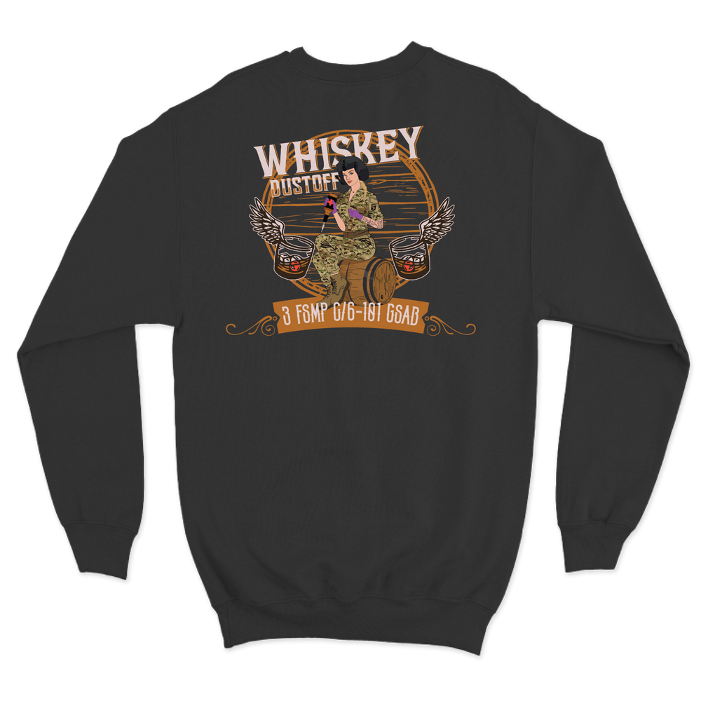 3 FSMP, C Co, 6-101 "Whiskey Dustoff" V2 Crewneck Sweatshirt