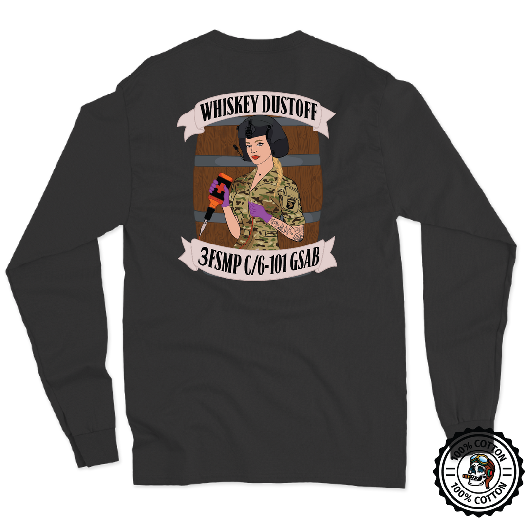 3 FSMP, C Co, 6-101 "Whiskey Dustoff" Long Sleeve T-Shirt