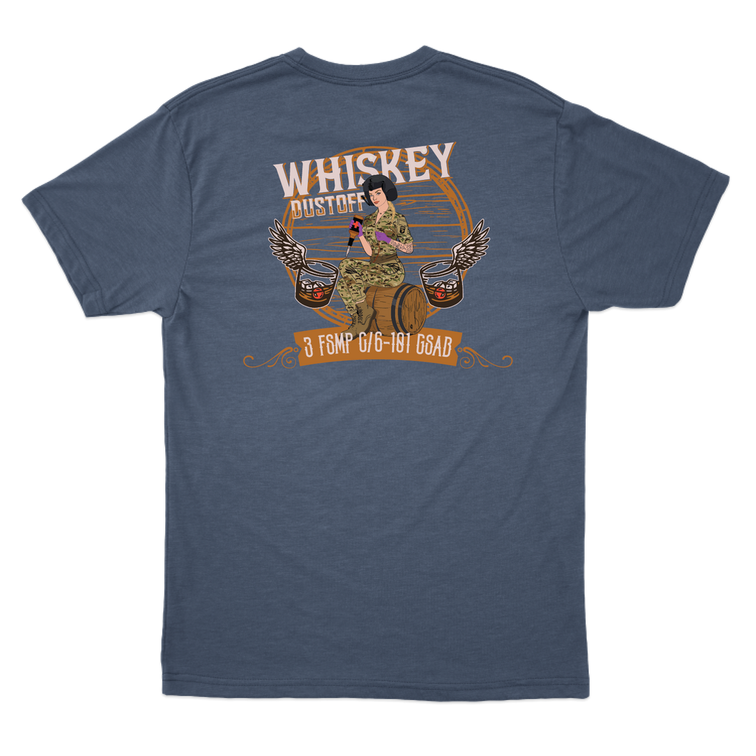 3 FSMP, C Co, 6-101 "Whiskey Dustoff" V2 T-Shirts