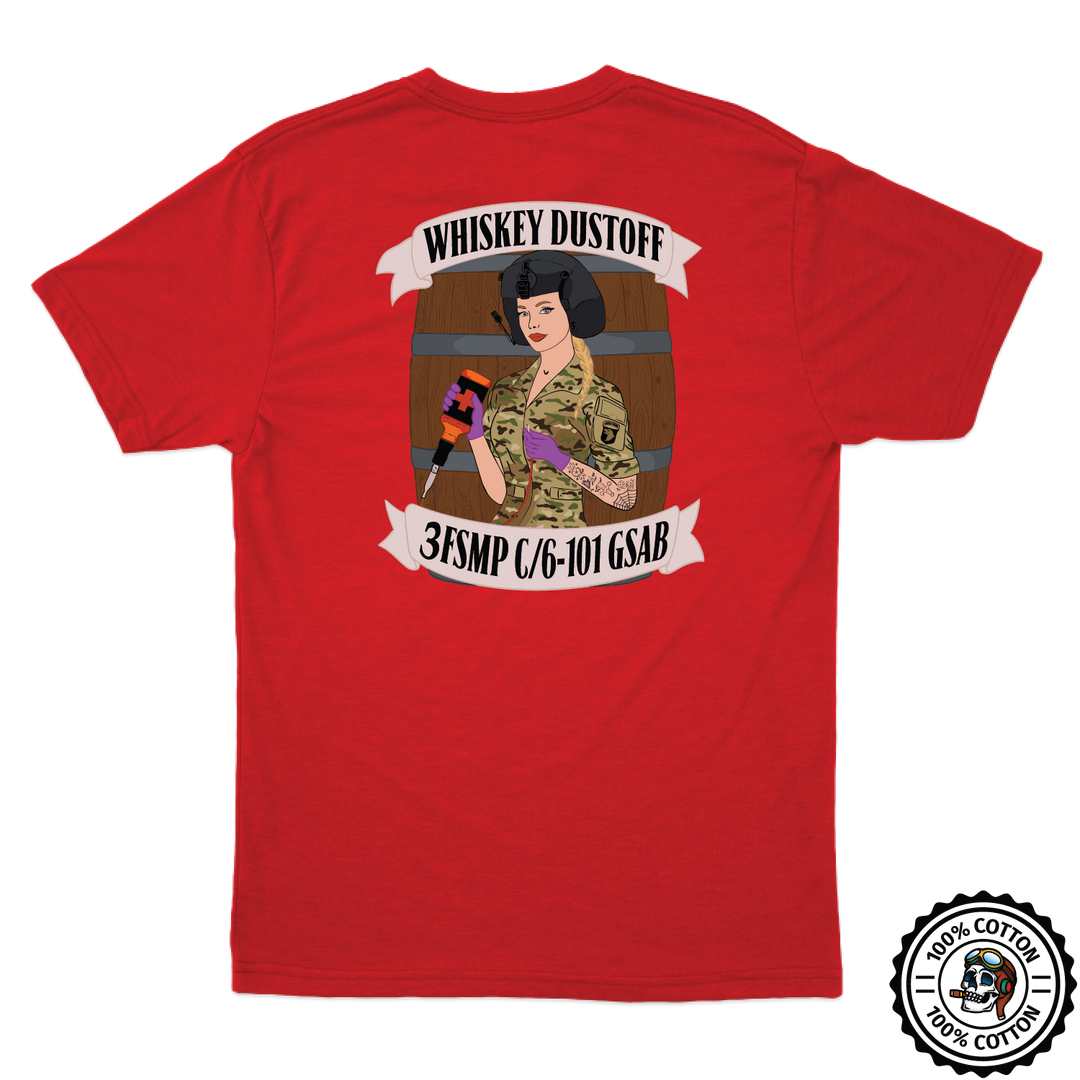 3 FSMP, C Co, 6-101 "Whiskey Dustoff" T-Shirts