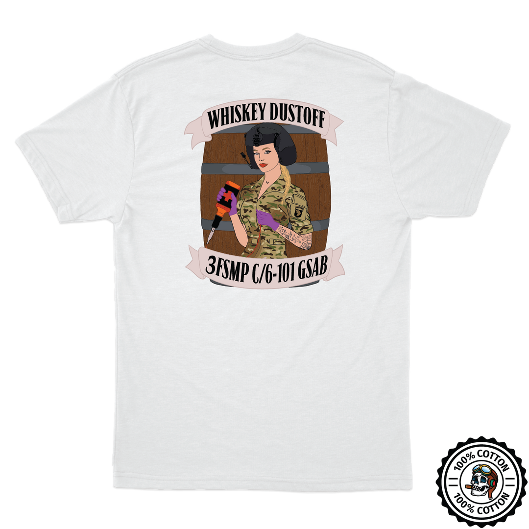3 FSMP, C Co, 6-101 "Whiskey Dustoff" T-Shirts