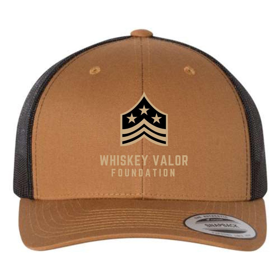 Whiskey Valor Foundation Embroidered Retro Trucker Hats