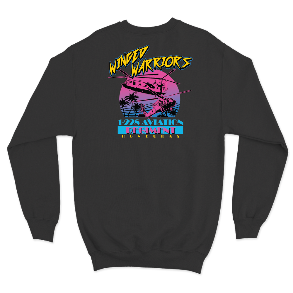 1-228 AVN REG "Winged Warriors" Crewneck Sweatshirt