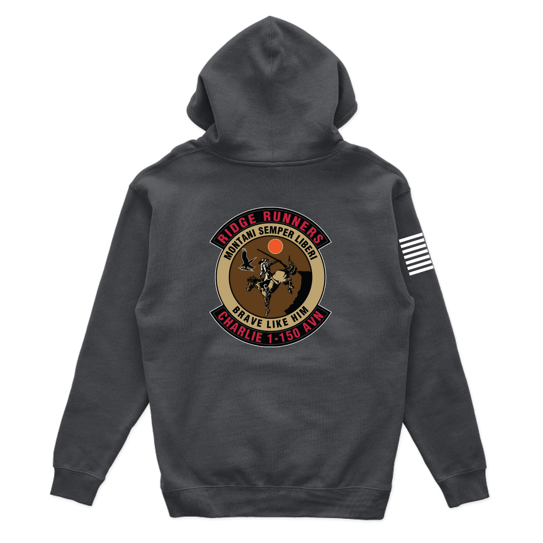 C CO, 1-150th AVN "Ridge Runners" V2 Hoodies