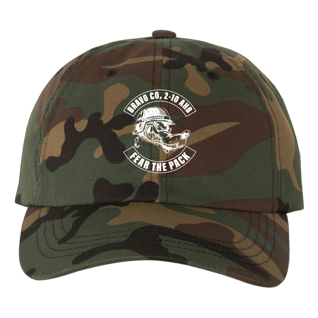 B Co, 2-10 AHB “Wolfpack” Embroidered Hats