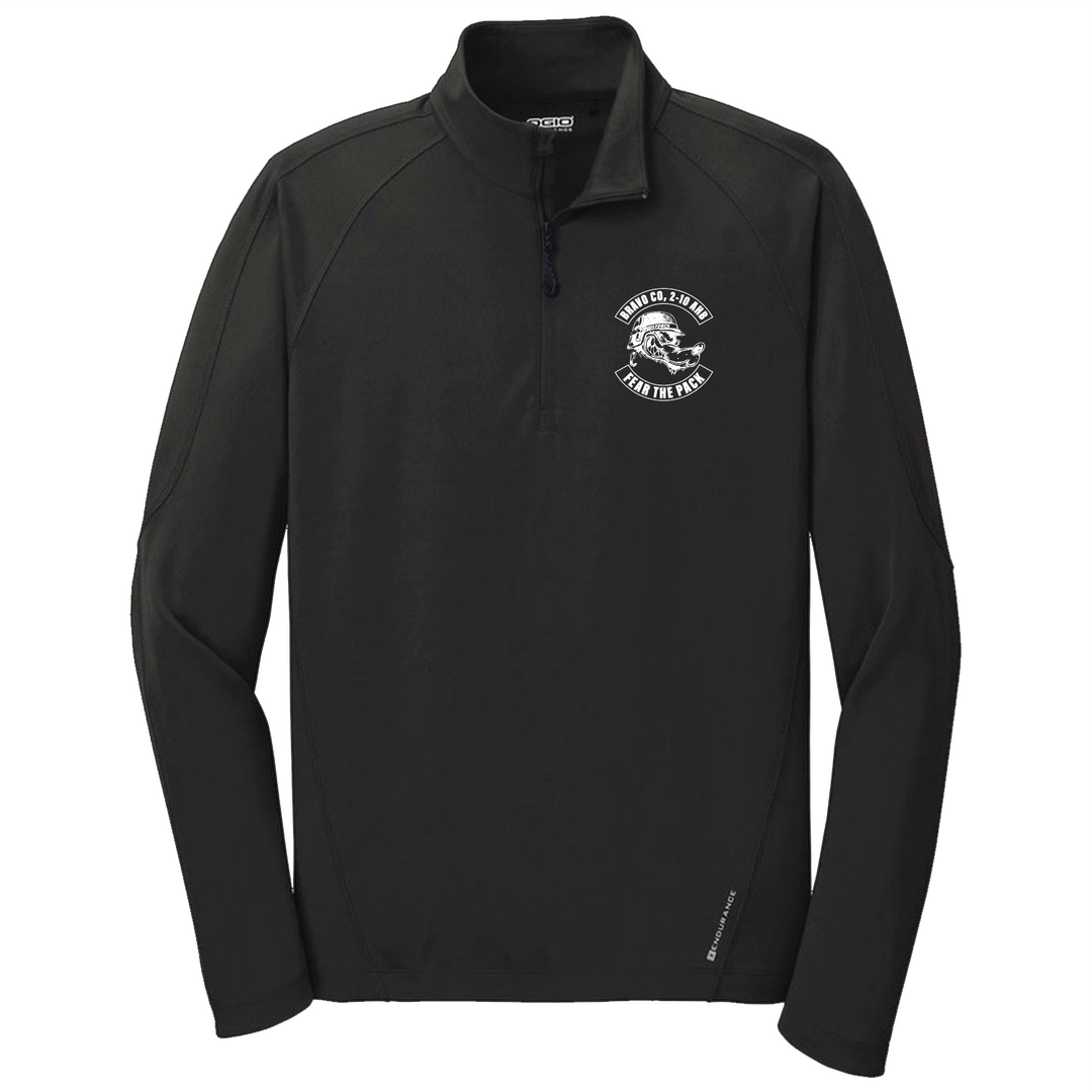 B Co, 2-10 AHB “Wolfpack” 1/4 Zip