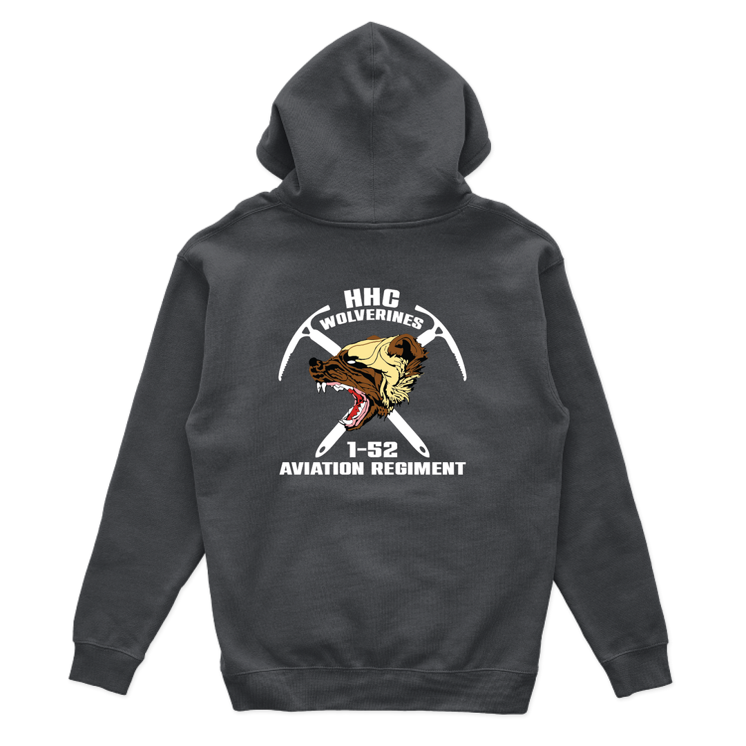 HHC, 1-52 GSAB "Wolverines" Hoodies