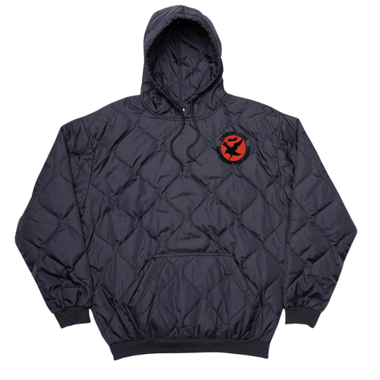 A Co, 1-223 CH47 Graduate Flight Courses Field Hoodie Black Embroidery