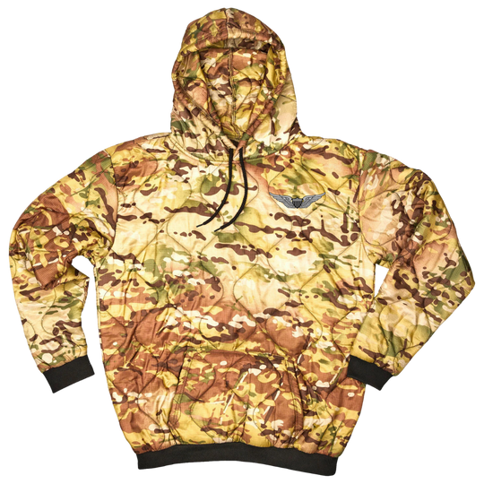 Woobie Hoodie — Basic Army Aviator Wings Embroidery