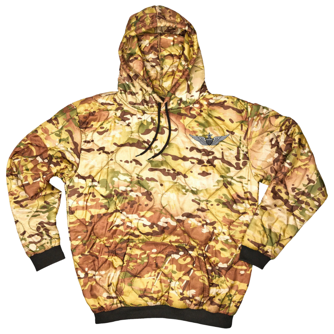 Woobie Hoodie — Senior Army Aviator Wings Embroidery