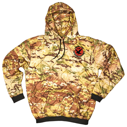 A Co, 1-223 CH47 Graduate Flight Courses Field Hoodie Black Embroidery