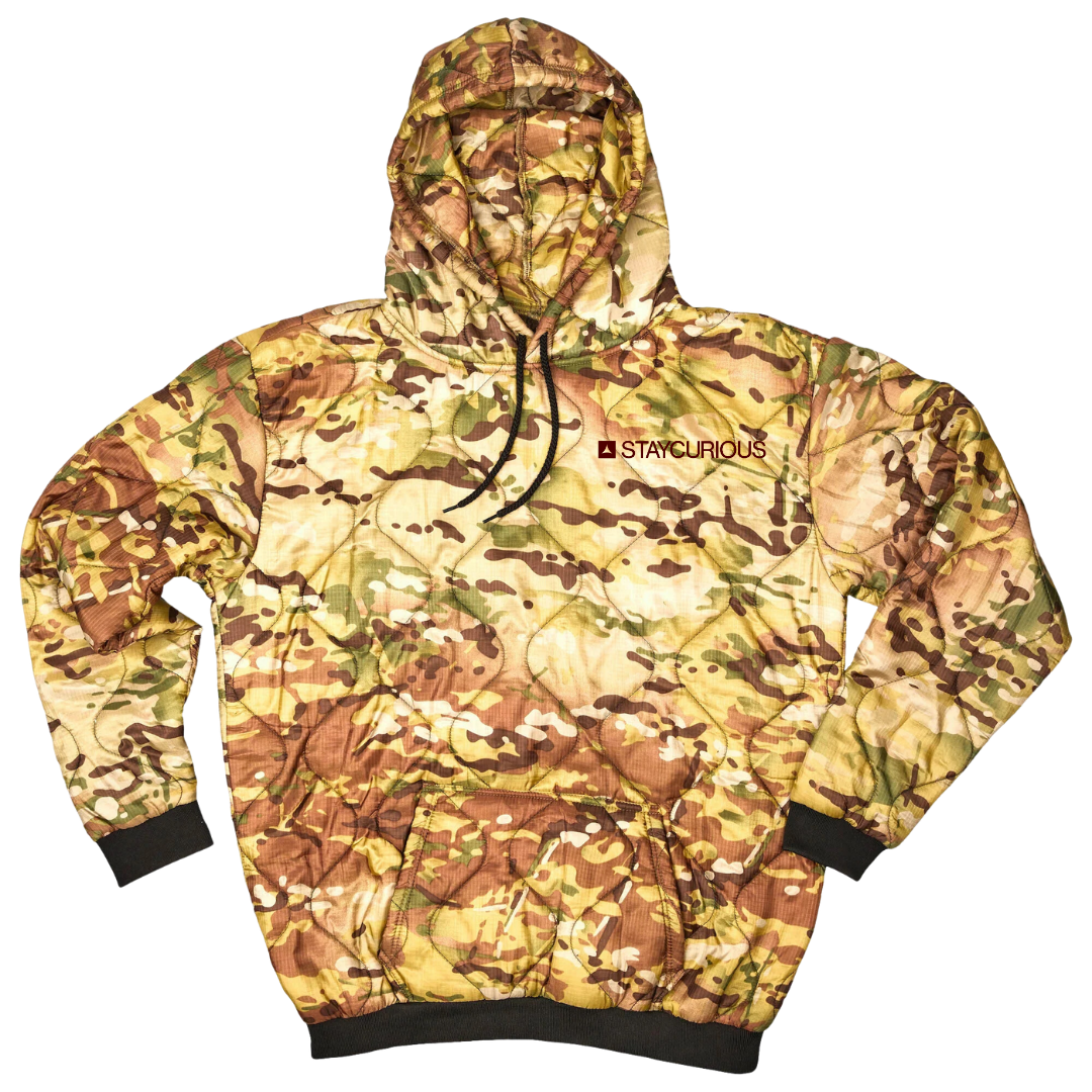 Woobie Hoodie — StayCurious Ventures Maroon Embroidery