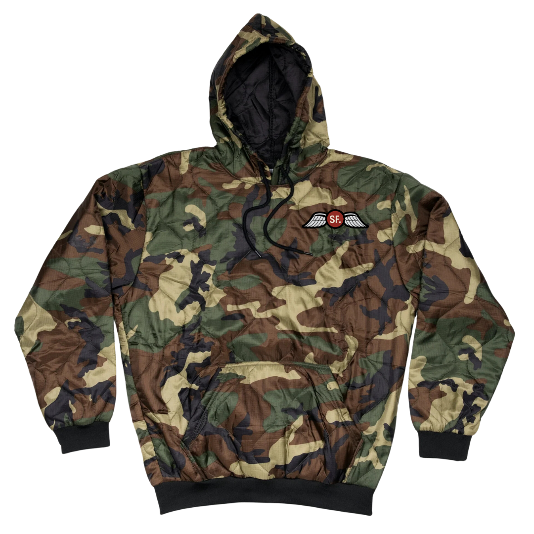 Woobie Hoodie — Jedburgh Wings Field Embroidery