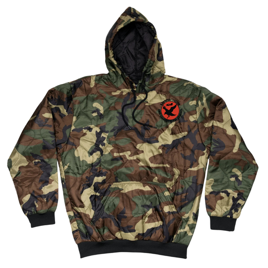 A Co, 1-223 CH47 Graduate Flight Courses Field Hoodie Black Embroidery