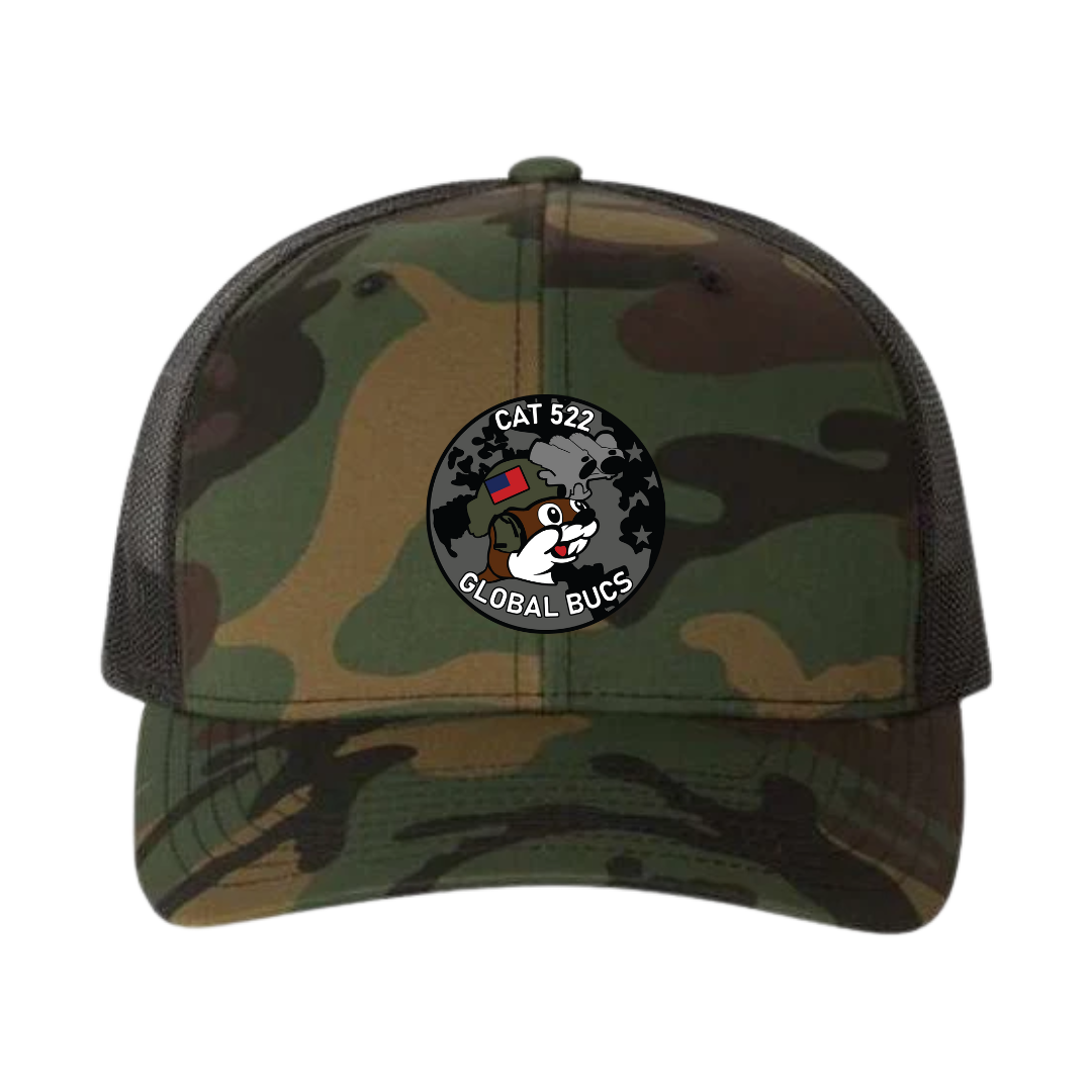 CAT 522 "Global Bucs" Embroidered Hats