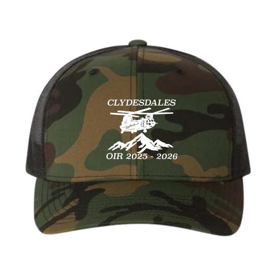B Co, 2-4 AVN "Clydesdales" Embroidered Hats