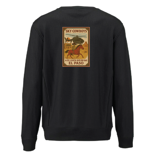 A Co, 1-114 AVN S&S Sky Cowboys Heavyweight Crewneck Sweatshirt