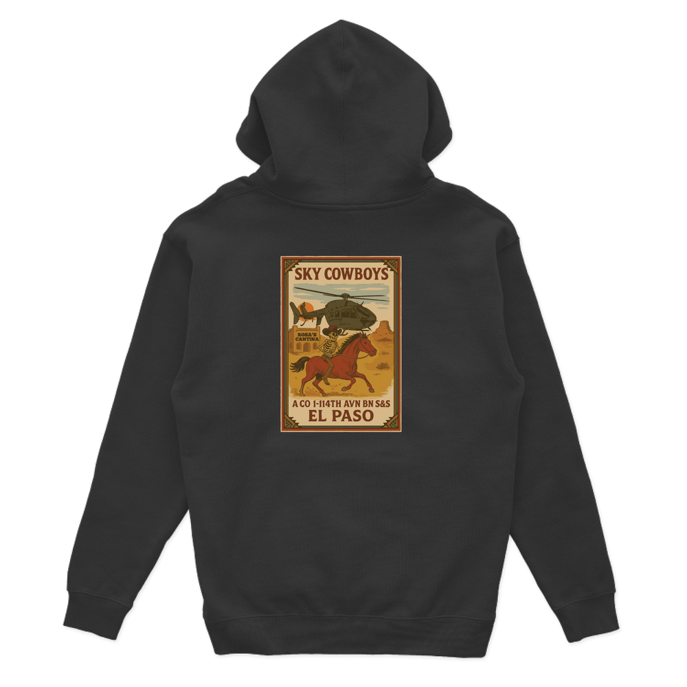 A Co, 1-114 AVN S&S Sky Cowboys Hoodies