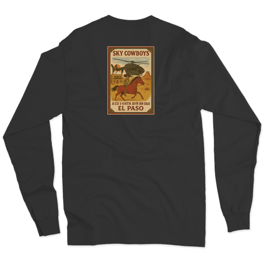 A Co, 1-114 AVN S&S Sky Cowboys Long Sleeve T-Shirt