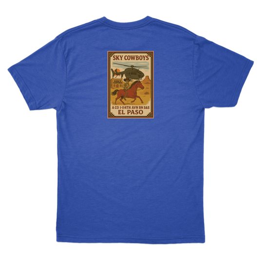 A Co, 1-114 AVN S&S Sky Cowboys T-Shirts