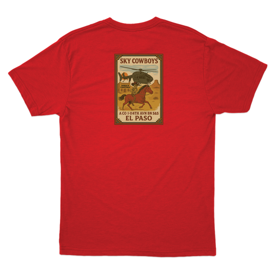 A Co, 1-114 AVN S&S Sky Cowboys T-Shirts