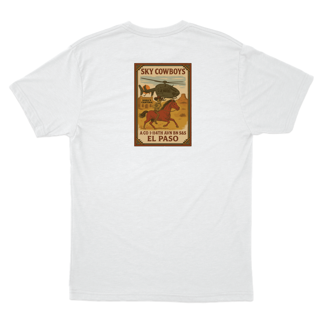 A Co, 1-114 AVN S&S Sky Cowboys T-Shirts