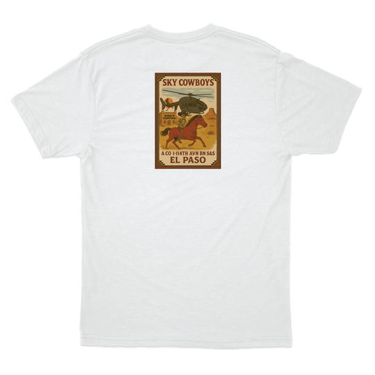 A Co, 1-114 AVN S&S Sky Cowboys T-Shirts