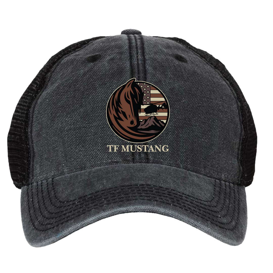 A Co, 1-114 AVN S&S TF Mustang Embroidered Hats