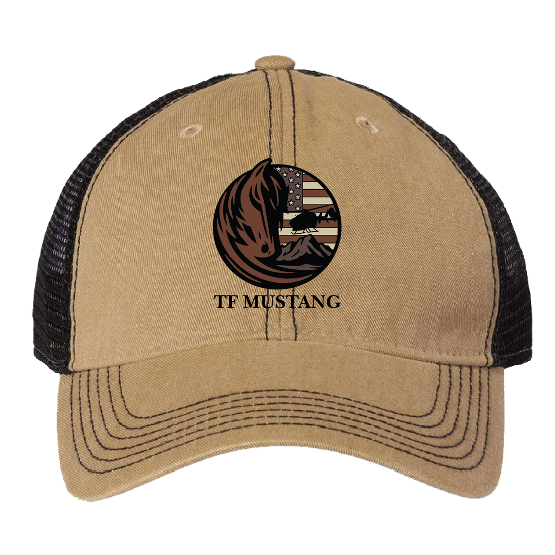 A Co, 1-114 AVN S&S TF Mustang Embroidered Hats