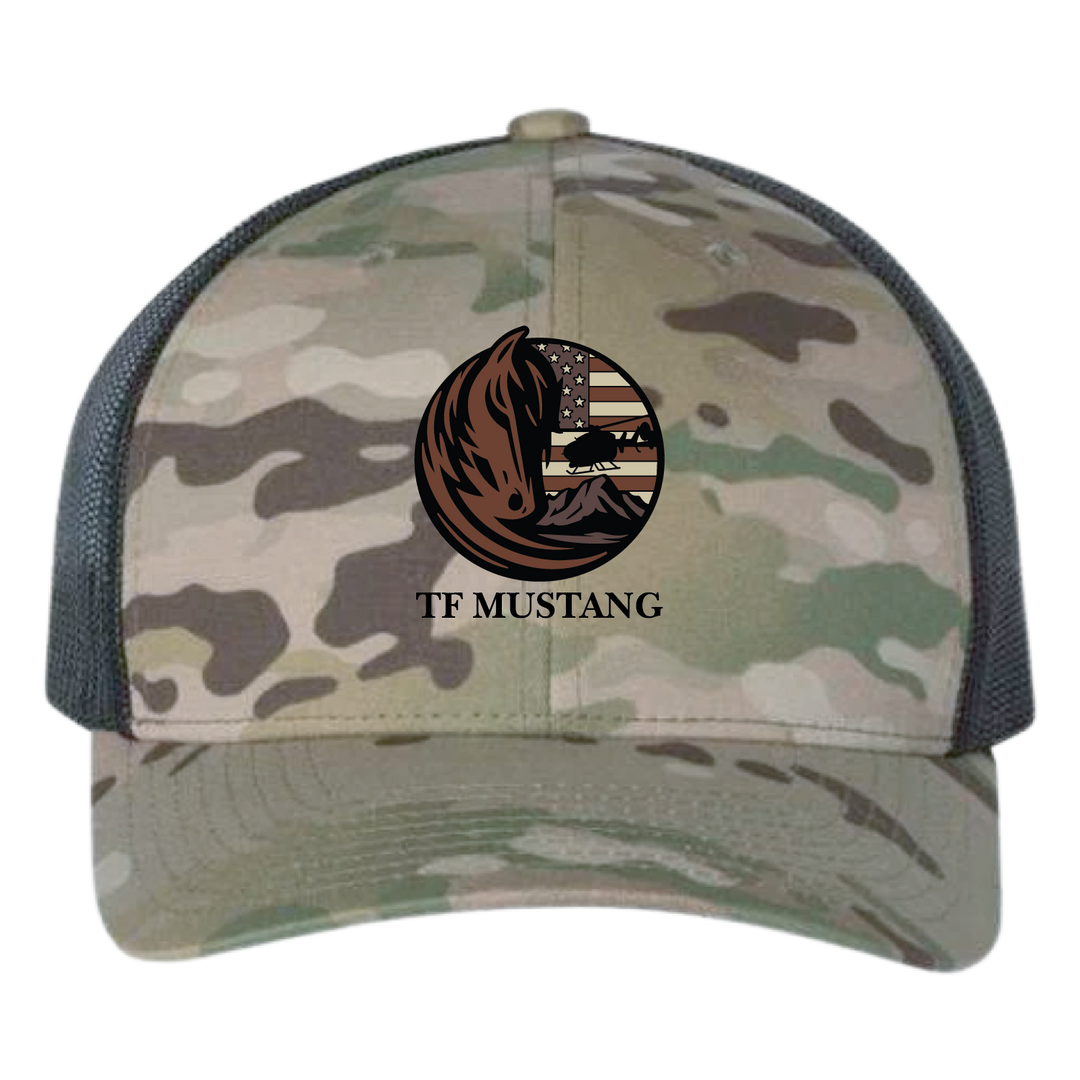 A Co, 1-114 AVN S&S TF Mustang Embroidered Hats