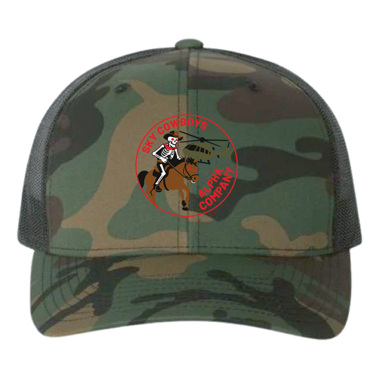 A Co, 1-114 AVN S&S Sky Cowboys Embroidered Hats