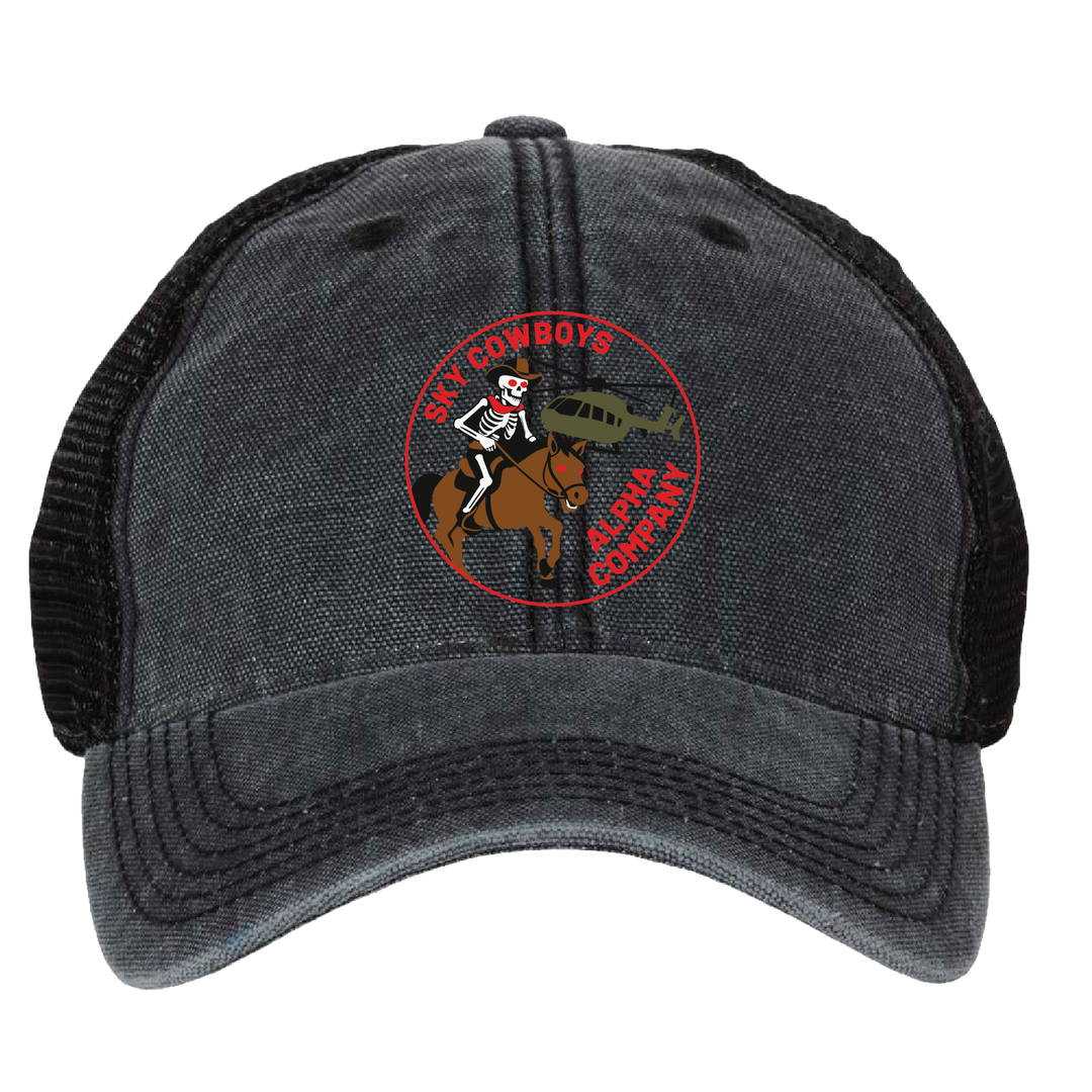 A Co, 1-114 AVN S&S Sky Cowboys Embroidered Hats