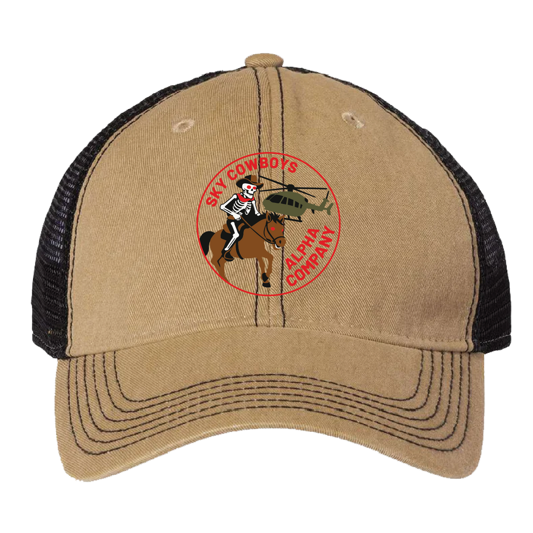 A Co, 1-114 AVN S&S Sky Cowboys Embroidered Hats