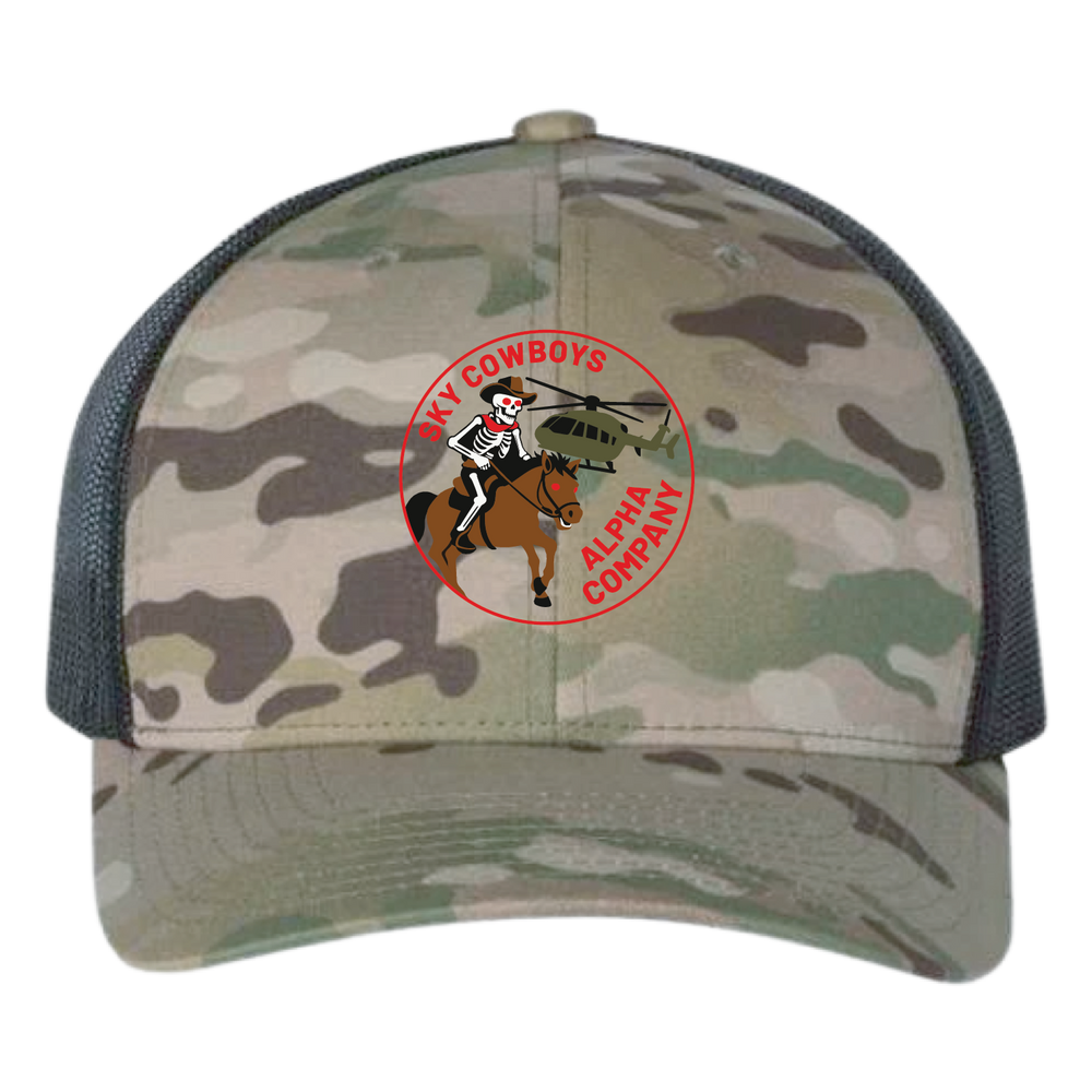 A Co, 1-114 AVN S&S Sky Cowboys Embroidered Hats