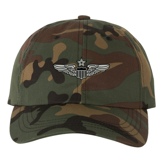 Air Force Senior Pilot Wings Badge Hat
