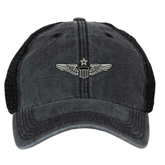 Air Force Senior Pilot Wings Badge Hat