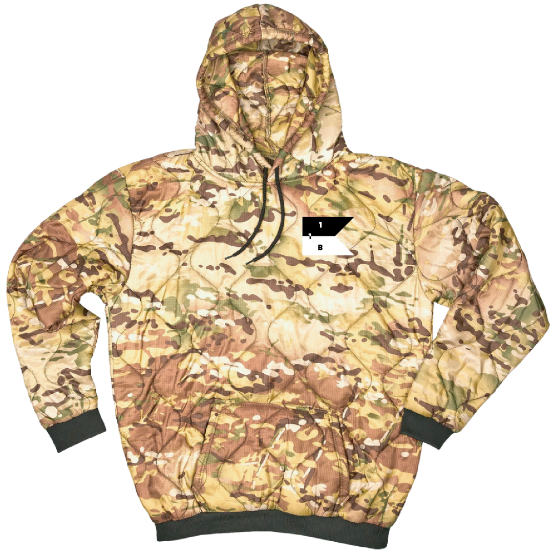 B Co, 1-1 AB "Wolfpack" Field Hoodie Embroidery