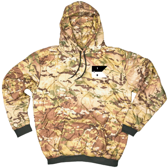 B Co, 1-1 AB "Wolfpack" Field Hoodie Embroidery