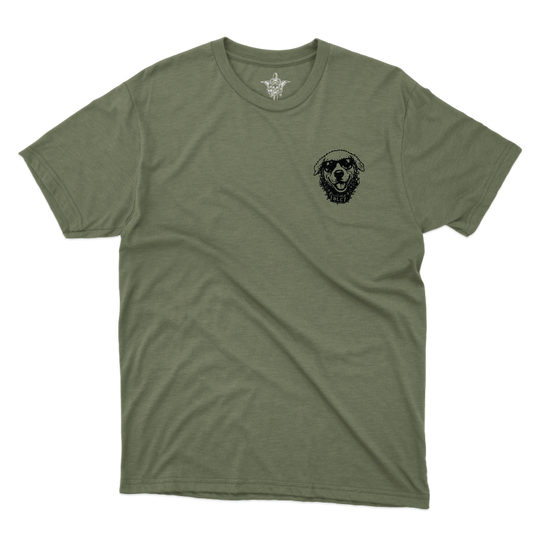 blcclass26008lc3drowningpuppies_tee_heathermilitarygreen_front.png