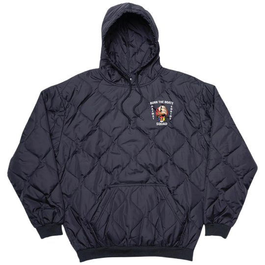 Woobie Hoodie — Cobb County Fire Station 17 Field Hoodie Embroidery - White