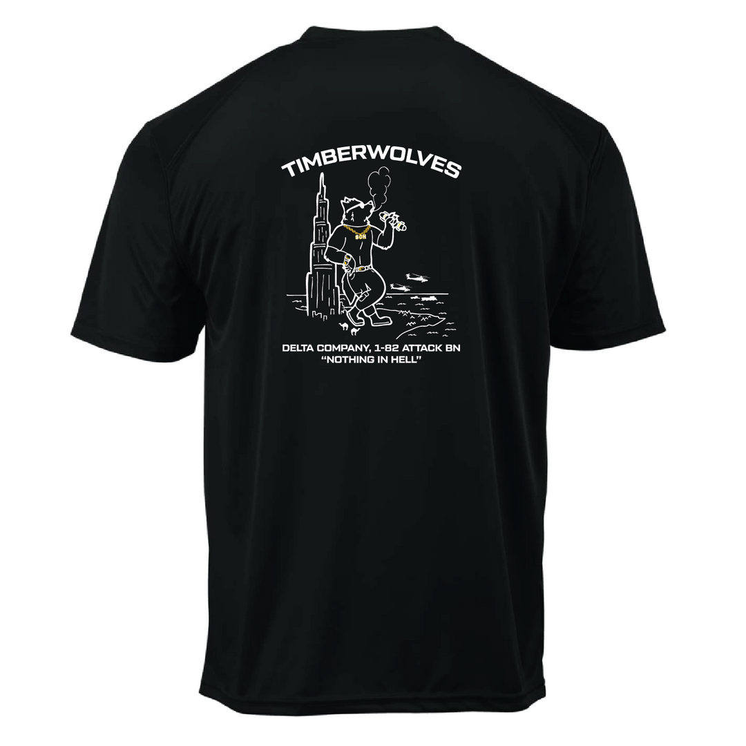 D Co, 1-82 AB "Timberwolves" 2026 Performance Tee