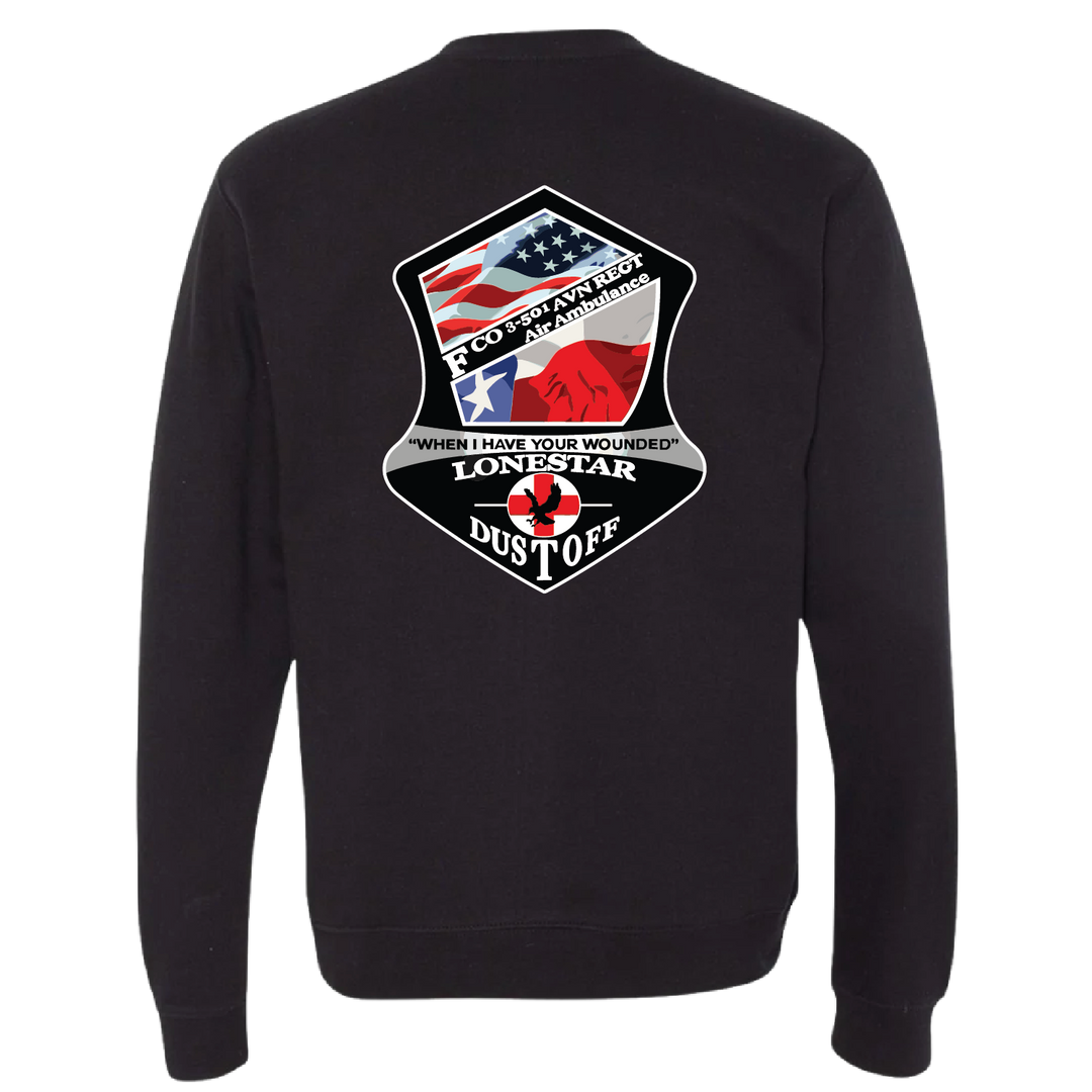 F Co, 3-501 AVN "Lonestar Dustoff" Crewneck Sweatshirt
