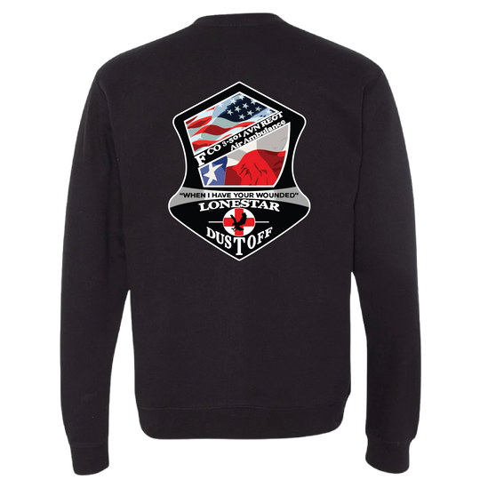 F Co, 3-501 AVN "Lonestar Dustoff" Crewneck Sweatshirt