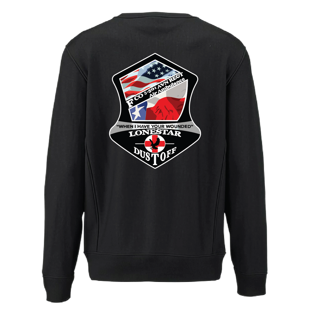 F Co, 3-501 AVN "Lonestar Dustoff" Heavyweight Crewneck Sweatshirt